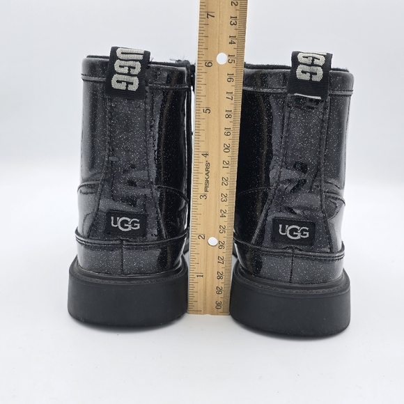UGG Girls' Ashton Glitter Booties - Big Kids 4, Glitter Black - Picture 10 of 16